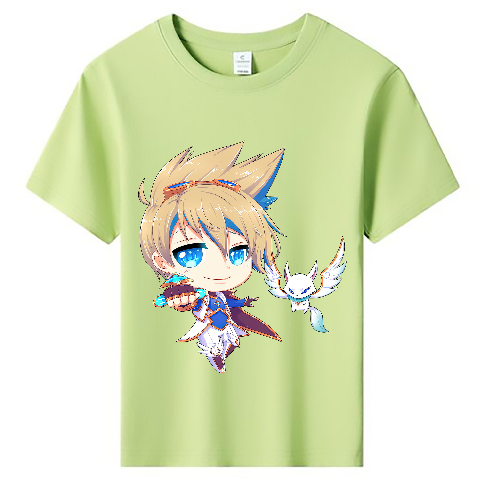 （画像用） リーグ・オブ・レジェンド League of Legends LOL 綿100％キッズTシャツ（フロントプリント）